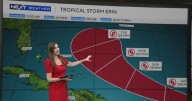 Tropical Storm Erin gains strength as it treks across the Atlantic