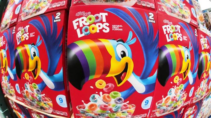 Kellogg says it will remove artificial dyes from cereals by the end of 2027