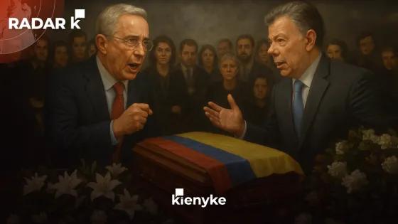 Santos y Uribe: la pelea que irrumpió en el adiós a Miguel Uribe