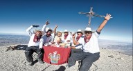 Aniversario de Arequipa: Comieron adobo en la cima del volcán Misti