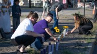 Photos: Puebloans gather for candlelight vigil outside Davis Mortuary