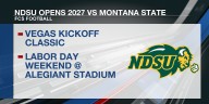NDSU Football opens 2027 versus Montana State at neutral site