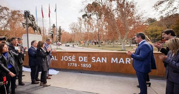 San Juan homenajeó a San Martín con una intervención integral en el Parque de Mayo