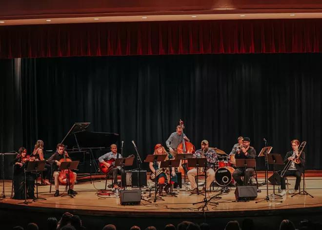 Funded by a prestigious national grant, Rachel Bade-McMurphy has assembled a who's who of the regional jazz scene for her Glass Bead Orchestra