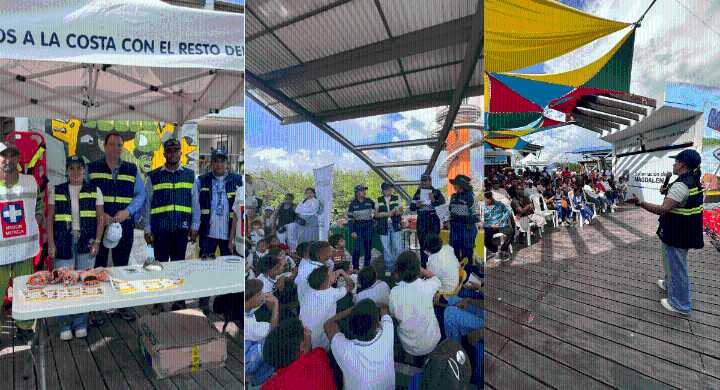 Ruta Magdalena Sierra Mar se sumó a la Feria de la Movilidad en Puebloviejo La concesión entregó chalecos reflectivos, material pedagógico y ofreció servicios gratuitos con su carro taller.