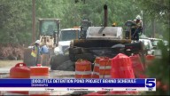 Edinburg detention pond project behind schedule