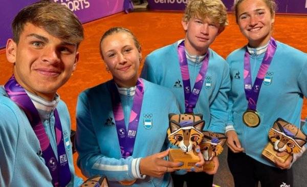 Una por una, todas las medallas que acumula Argentina en los Panamericanos Junior