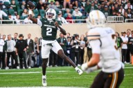 Michigan State beats Western Michigan 23-6, Makhi Frazier runs for 103 yards and a touchdown