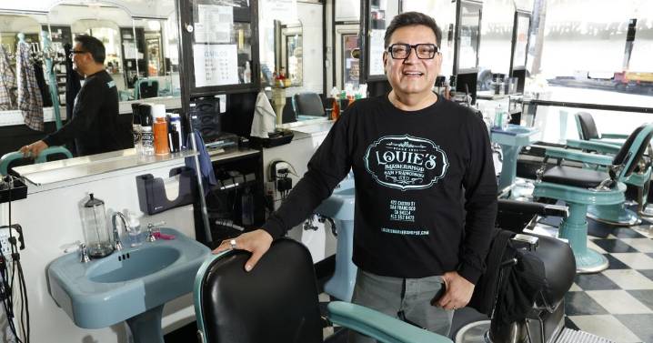 Louie's Barbershop in San Francisco welcomes all to Castro