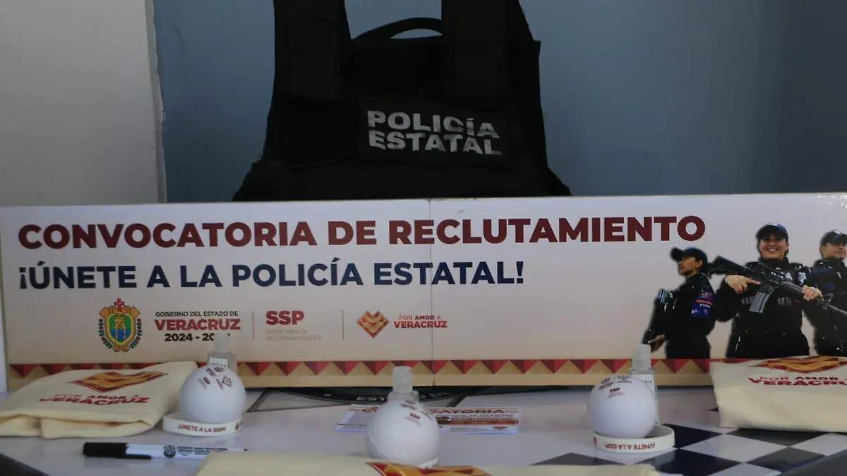 Lanzan convocatoria para aspirantes a policía en Veracruz