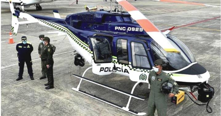 Deja Ataque a helicóptero de la Policía colombiana 8 muertos y 8 heridos