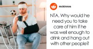 Boyfriend Throws Tantrum After GF Leaves On Vacation Despite His Injury
