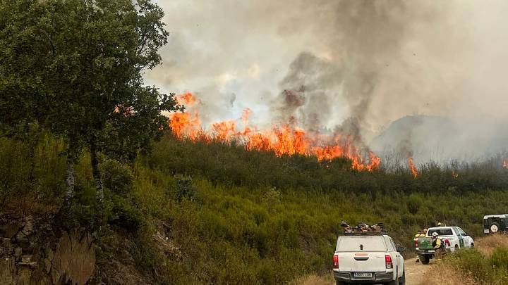 Cuatro incendios con nivel 1 en la provincia de León, uno de ellos afecta a la zona protegida de Las Médulas