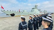 China says it 'drove away' U.S. warship near the disputed Scarborough Shoal
