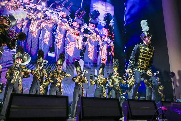 Marching Millers perform with AJR