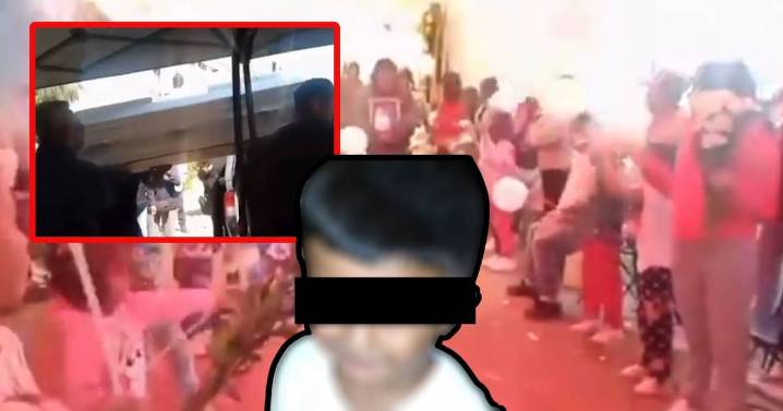 Entre globos blancos y aplausos despiden a Fernandito, niño a quien le arrebataron la vida en Edomex por una deuda de 1000 pesos