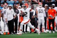 Browns' Shedeur Sanders throws TD pass in NFL preseason debut against Panthers