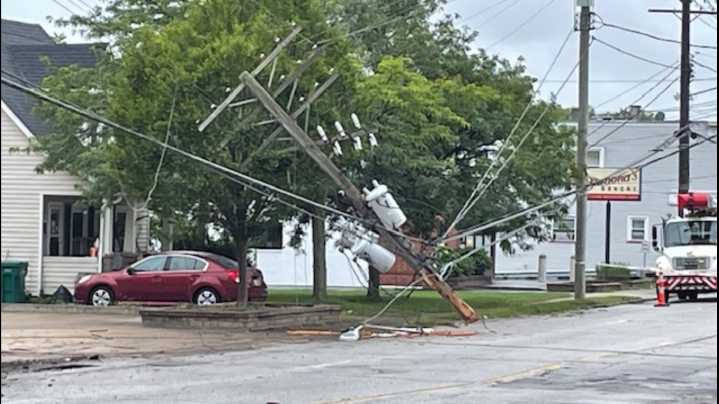 FirstEnergy: Maple Heights residents without power due to downed power line