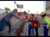 Lleva 51% de avance la obra de paso a desnivel de Colosio y Solidaridad: Astiazarán