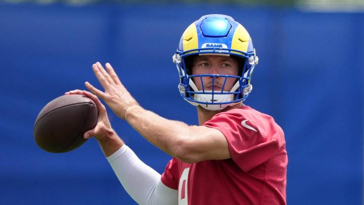 Matthew Stafford is practicing on Monday