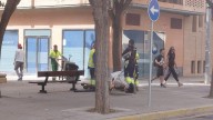 Vandalizan la sede del PP de Huesca con pintura roja, huevos y dos pollos muertos