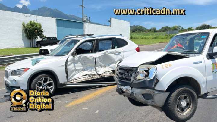 Dos heridos en accidente ocurrido en la carretera federal 15