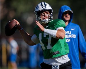 Meet the guitar-strumming, Settlers of Catan-playing QB who will make BYU history with 1 snap