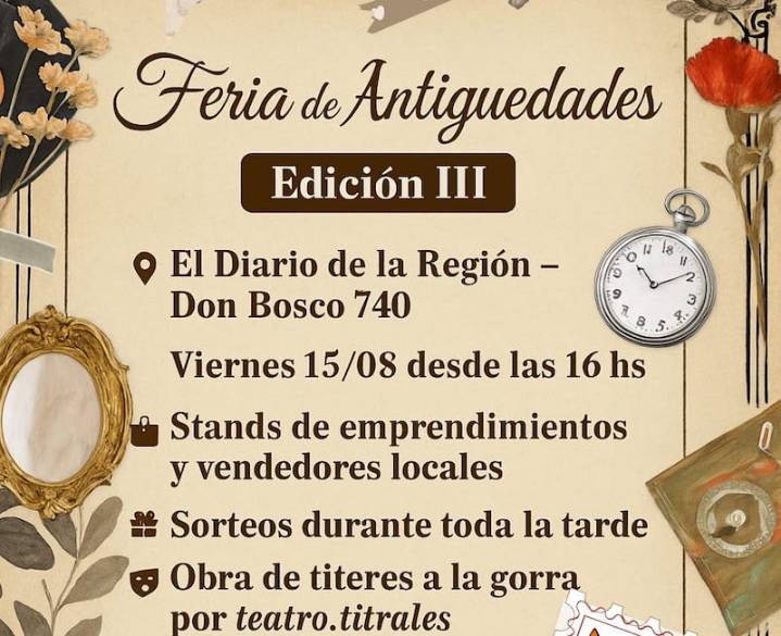 Tercera edición de la Feria de Antigüedades en el Patio del Diario