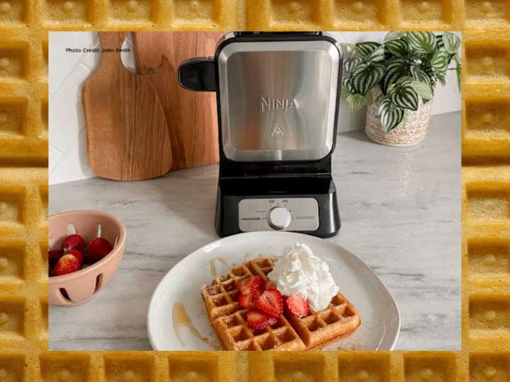 Ninja Belgian Waffle Maker on sale just in time for National Waffle Day 2025