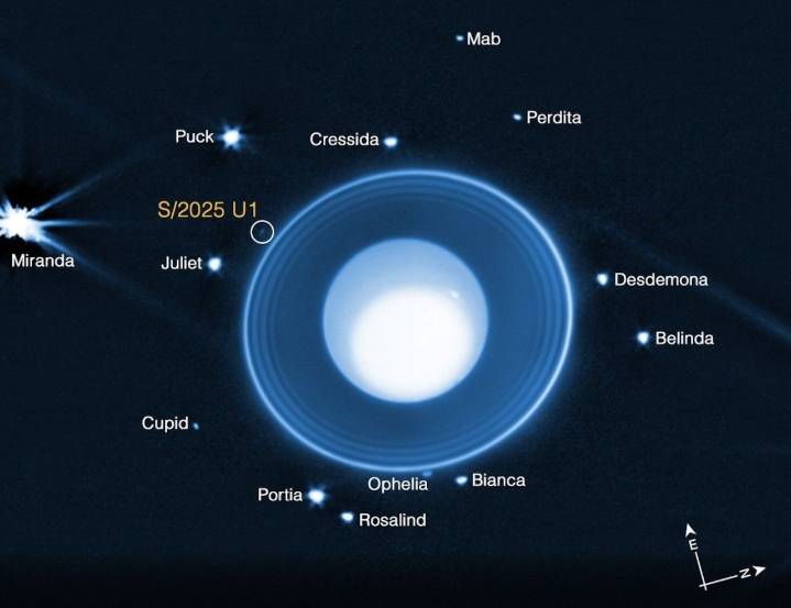 NASA’s Webb telescope finds a new moon orbiting Uranus