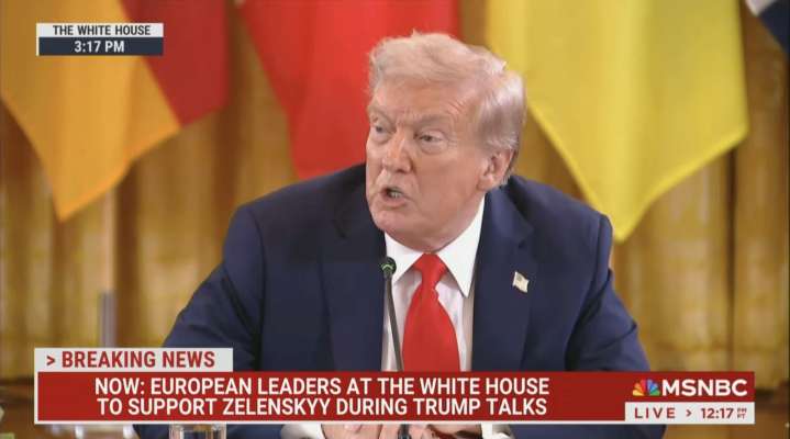 Trump Offers Rare Praise For the Press During Meeting With European Leaders