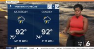 Daily rain chances & slightly lower temps continue into the weekend and beyond