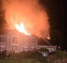 Flames shoot from local home; firefighters injured