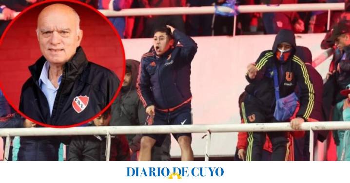 El presidente de Independiente cargó contra los hinchas de la Universidad de Chile: “Un público desquiciado”