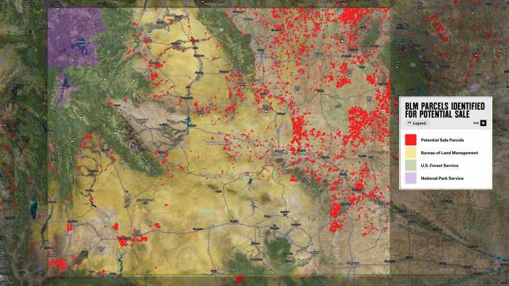 Interactive Map Shows 790,000 Acres Of Public Land Eligible For Sale In Wyoming