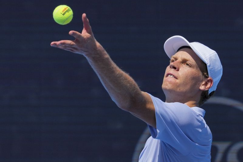 Tennis-Coach Cahill confident Sinner will be fine ahead of US Open defence