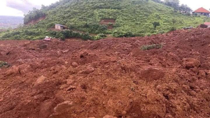 A landslide buries homes outside Guinea’s capital, killing 11 and injuring 10