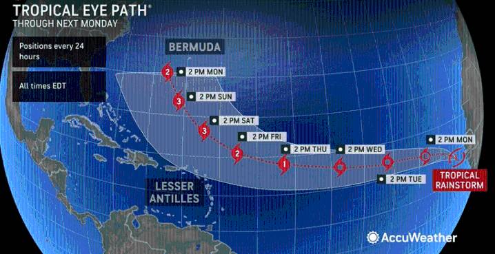 Se forma la tormenta tropical Erin; podría convertirse en el primer huracán del Atlántico en 2025