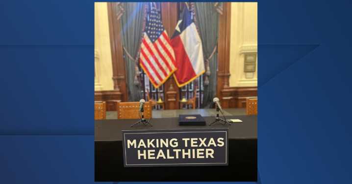 WATCH: Gov. Greg Abbott signs Texas' 'Make America Healthy Again' legislation