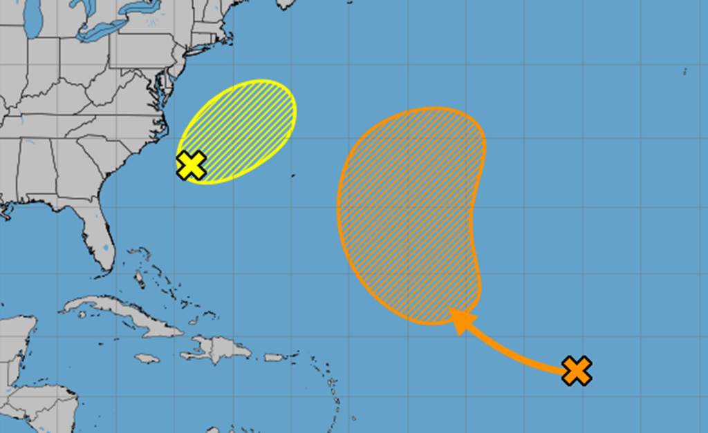 Hurricane center keeps track of 2 Atlantic systems