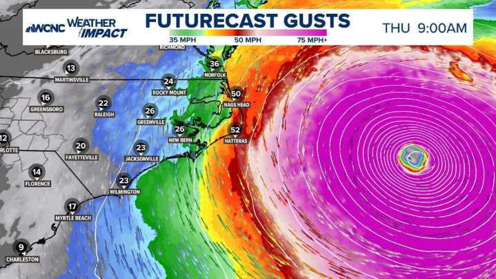 Tracking Hurricane Erin's rapid intensification | WCNC Charlotte Weather Impact