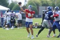 Giants' Jaxson Dart Progress Update: 'He's right on schedule'