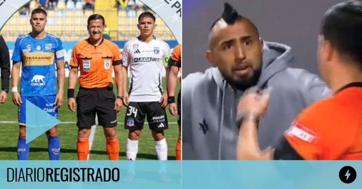 Nuevo escándalo de Arturo Vidal en Chile por insultar a un árbitro