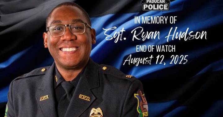 Paducah Police mourn after Sgt. Ryan Hudson passes away