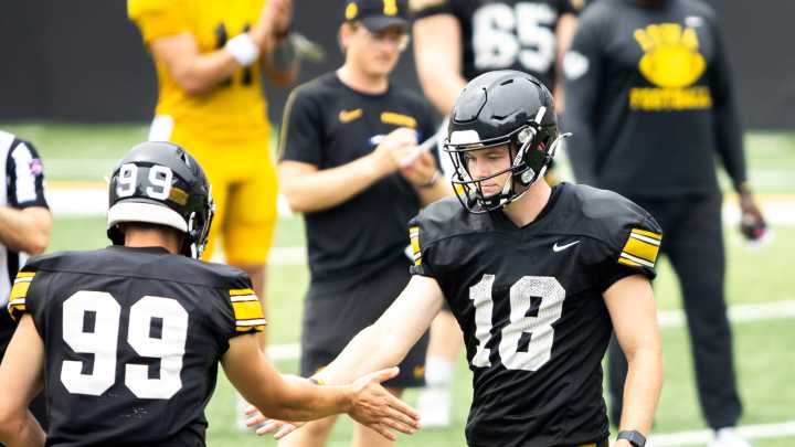 See photos from Iowa football's Kids Day at Kinnick scrimmage