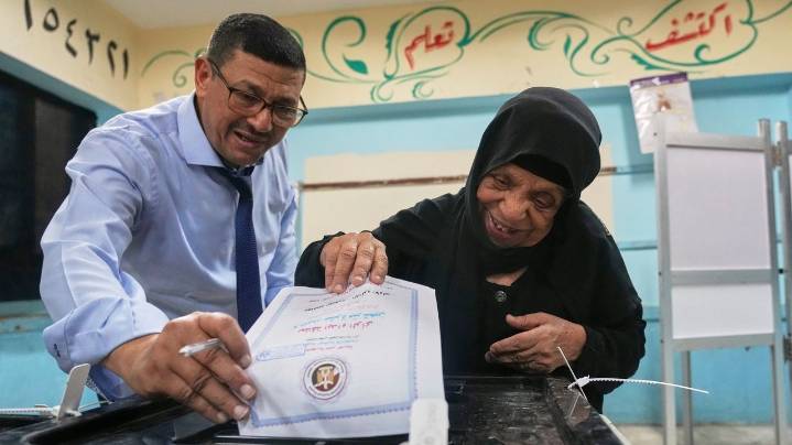 Egyptians begin voting in a Senate election with looming concerns over economy