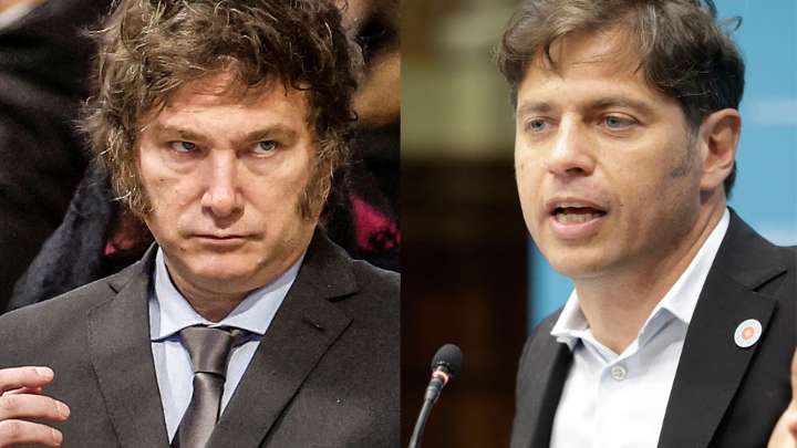 Kicillof calificó como "payaso" a Milei