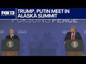 Trump, Putin meet in high-stakes Alaska summit