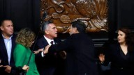 Noroña y Alejandro Moreno acaban a golpes en sesión de la Comisión Permanente