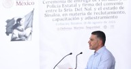 Sinaloa recibe 100 patrullas y firma convenio para capacitar a 150 agentes